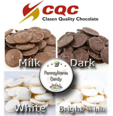 Clasen 2 lb Milk Dark or White MELTING WAFERS Candy Melts Coating Chocolate Disc