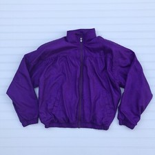 Vintage Team USA Olympic Windbreaker Suit Fullzip Purple JCPENNEY Exclusive Sz M