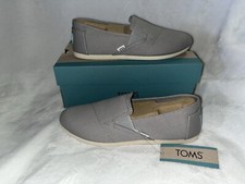 TOMS Redondo Canvas Slip-On Shoes - Women s Size 6 - New In Box - Grey/Gray