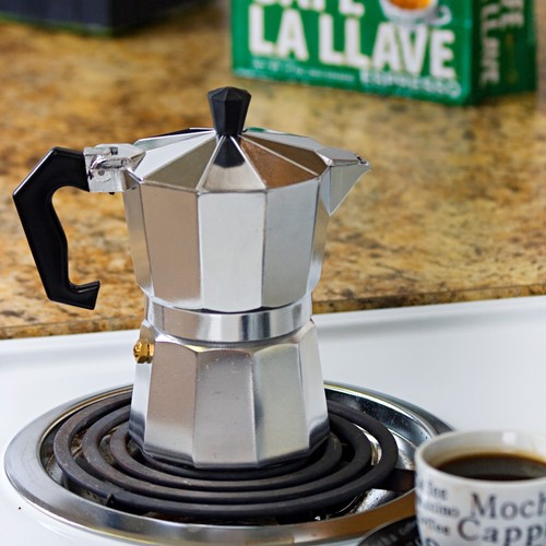 Espresso Cuban Coffee Maker Cafetera Cubana Italiana 3 Cups Black | eBay