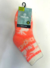 Magellan Outdoors Lodge Moose Youth Aloe Infused Pink Socks NEW
