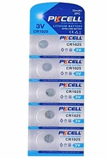 5PC CR1025 BR1025 5033LC 3V Lithium Batteries Button Coin Cell! FRESH USA seller