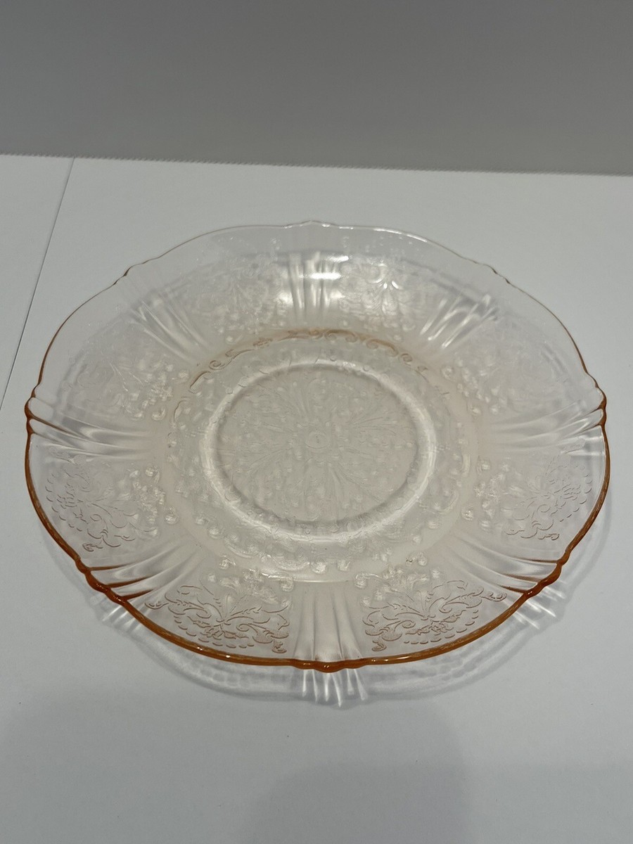 VTG Macbeth Evans American Sweetheart Pink Depression Glass Saucer