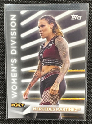 WWE NXT: Mercedes Martinez #R-42 Topps Women's Division Wrestling Trading Card.