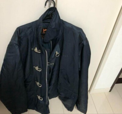 Schott FIREMAN Jacket nylon navy JP XL(US L) | eBay