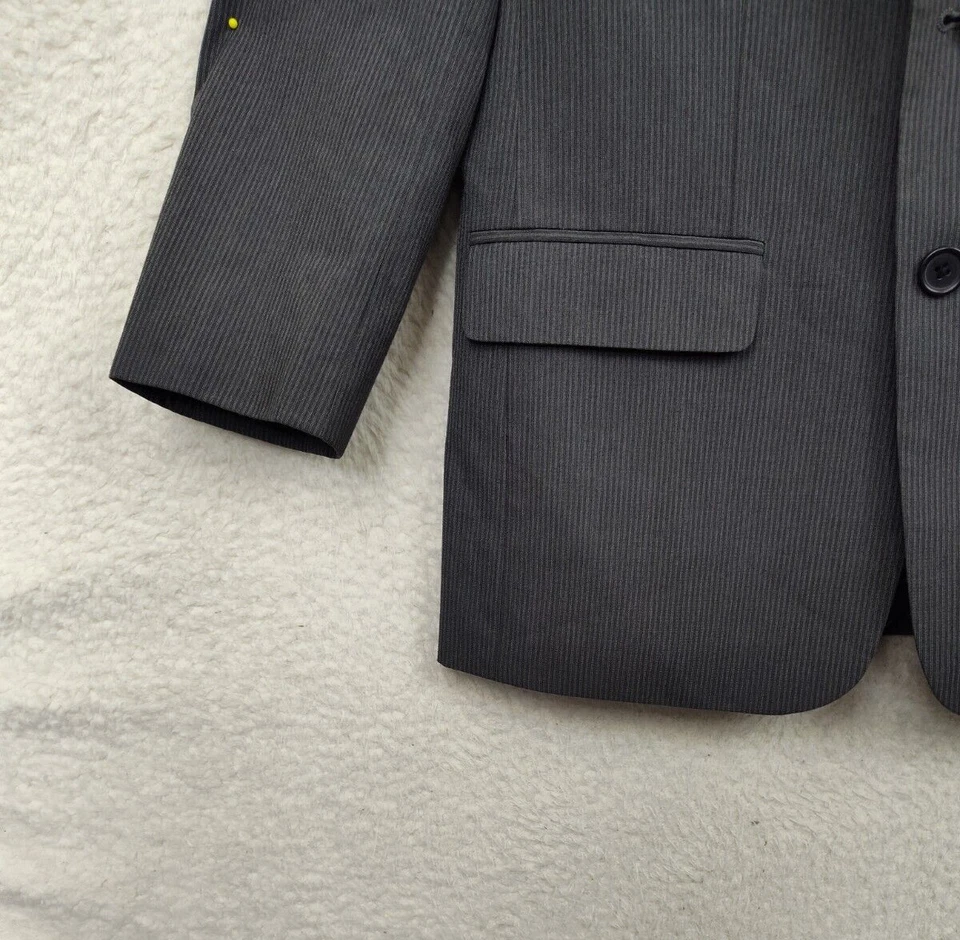 Костюм для мальчика Joseph Feiss 16 коричневый в полоску вискозная смесь однобортный блейзер - Изображение 4 из 4