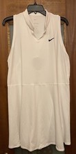 Nike Women PLUS White NikeCourt Dri-FIT Victory Tennis Sport Dress NWT 1X