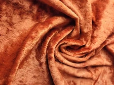 Teddy Bear Making Viscose Fabric Rich Rusty-Brown Plush 25"x 16" Soviet USSR