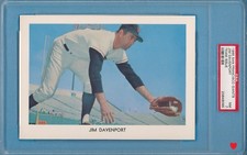 PSA 7 NM 1965 SFG TEAM ISSUE JIM DAVENPORT NEAR MINT HIGHEST GRADED MLB *TPHLC