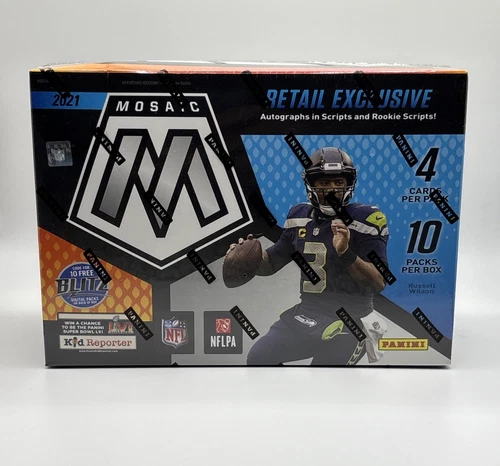 2021 Panini NFL Football Mosaic Mega Box Factory Sealed Target SHIPS NEXT DAY