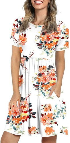 Short Sleeve Casual Dresses Hide 