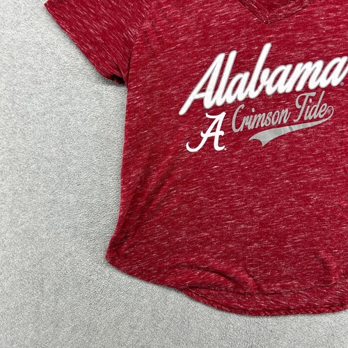 Alabama Crimson Tide T Short Womens Size Small Red Short Sleeve Roll Tide - Picture 2 of 9