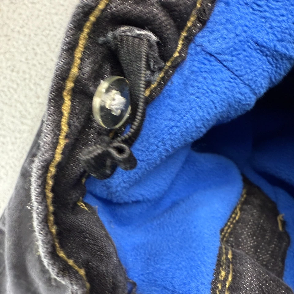 Утепленные джинсы Toughskins для мальчиков размер 4 уголь регулируемая талия - Изображение 4 из 4