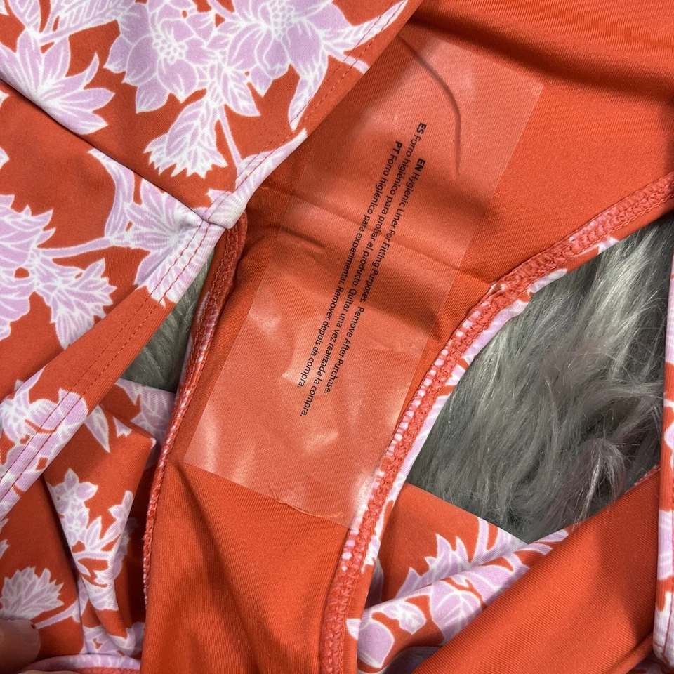 Pantalones de baño Forever 21 talla grande 3X rosa coral floral Foto 4 de 4