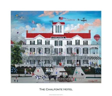 Parks Duffey Art Print of The Chalfonte Hotel Cape May. N.J.