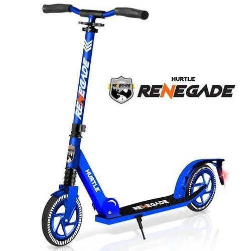 Hurtle Lightweight & Foldable Kick Scooter- Adjustable Scooter for Teens & Adult