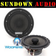 SUNDOWN AUDIO SA-6.5CX V.2 6.5" 80W RMS 2-WAY SILK TWEETERS COAXIAL SPEAKERS NEW