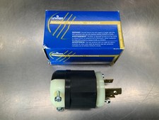 Leviton 2621 Grounding Locking Plug 2-Pole, 3-Wire, 20a-250v