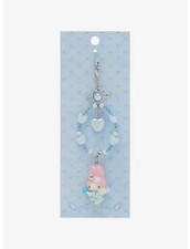 My Melody Dreaming Angel Beaded Phone Charm, New 