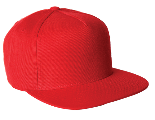 Solid Red Hat Cap Men Women Baseball 