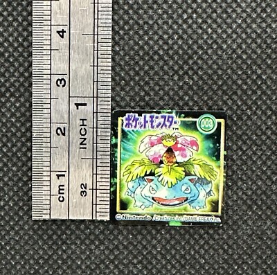 Venusaur No. 003 Pokemon Mini card GB Pocket Clear Rare Japanese