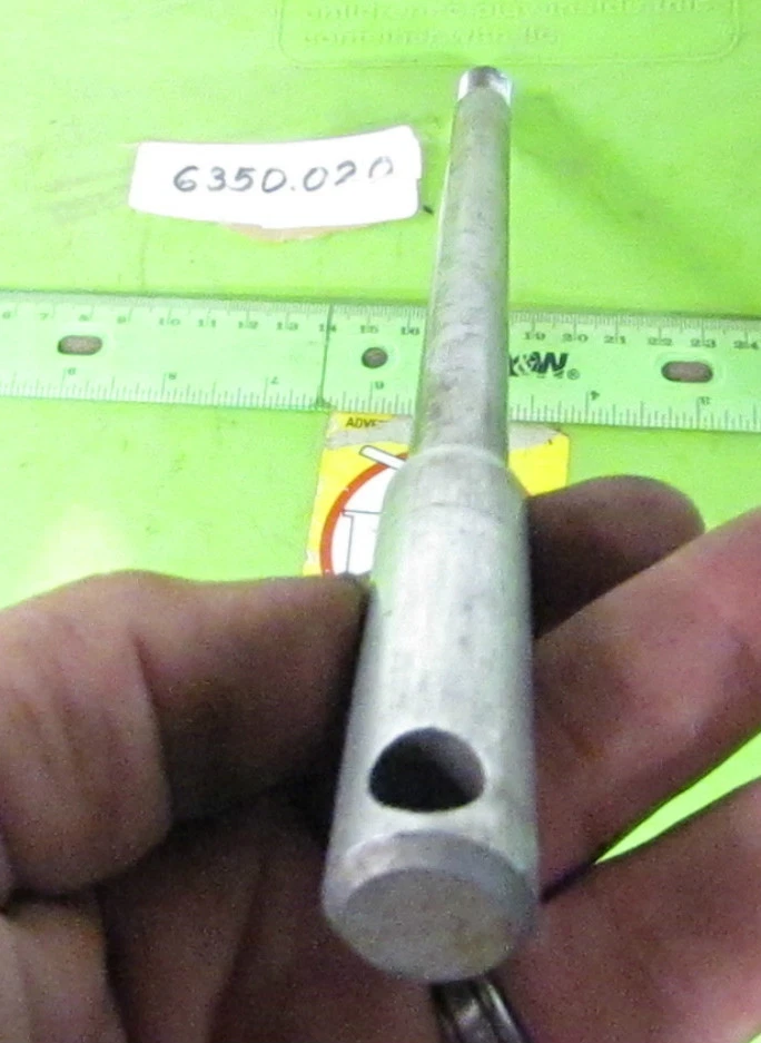 Eje de rueda delantera Montesa Cappra 250 MX p/n 6350.020 63.50.020 NOS 63M 1971-1972 Foto 2 de 4