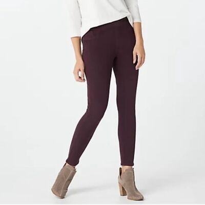 Spanx Jean-ish® Ankle Leggings in Plum Purple Size Small
