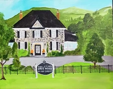 The Gray House Painting # 255 