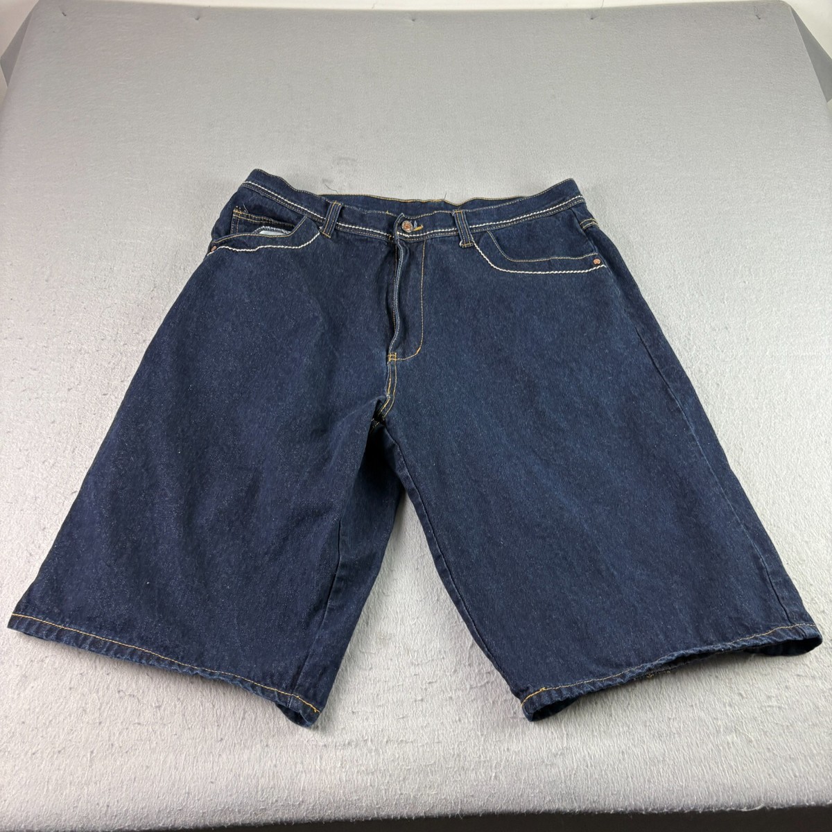 KARL KANI◆デニム バギー ジョーツ Denim Baggy Jorts [Beige] Karl Kani Shorts Men's 48 Dark Wash Baggy Fit Carpenter