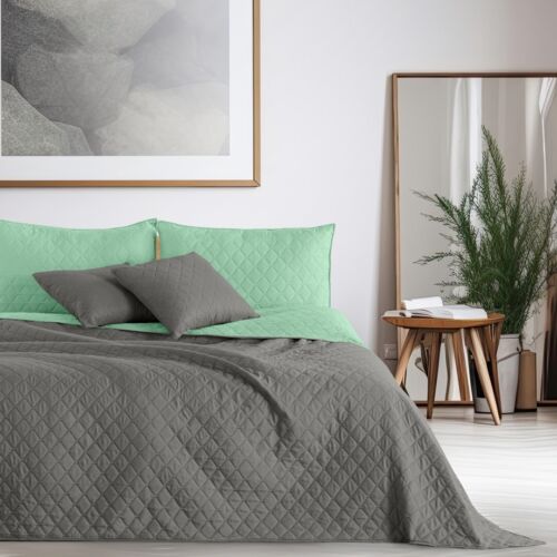 Tagesdecke Bettüberwurf Allzweckdecke Wohndecke Wendedesign Steppung 562 - Bild 16 von 25