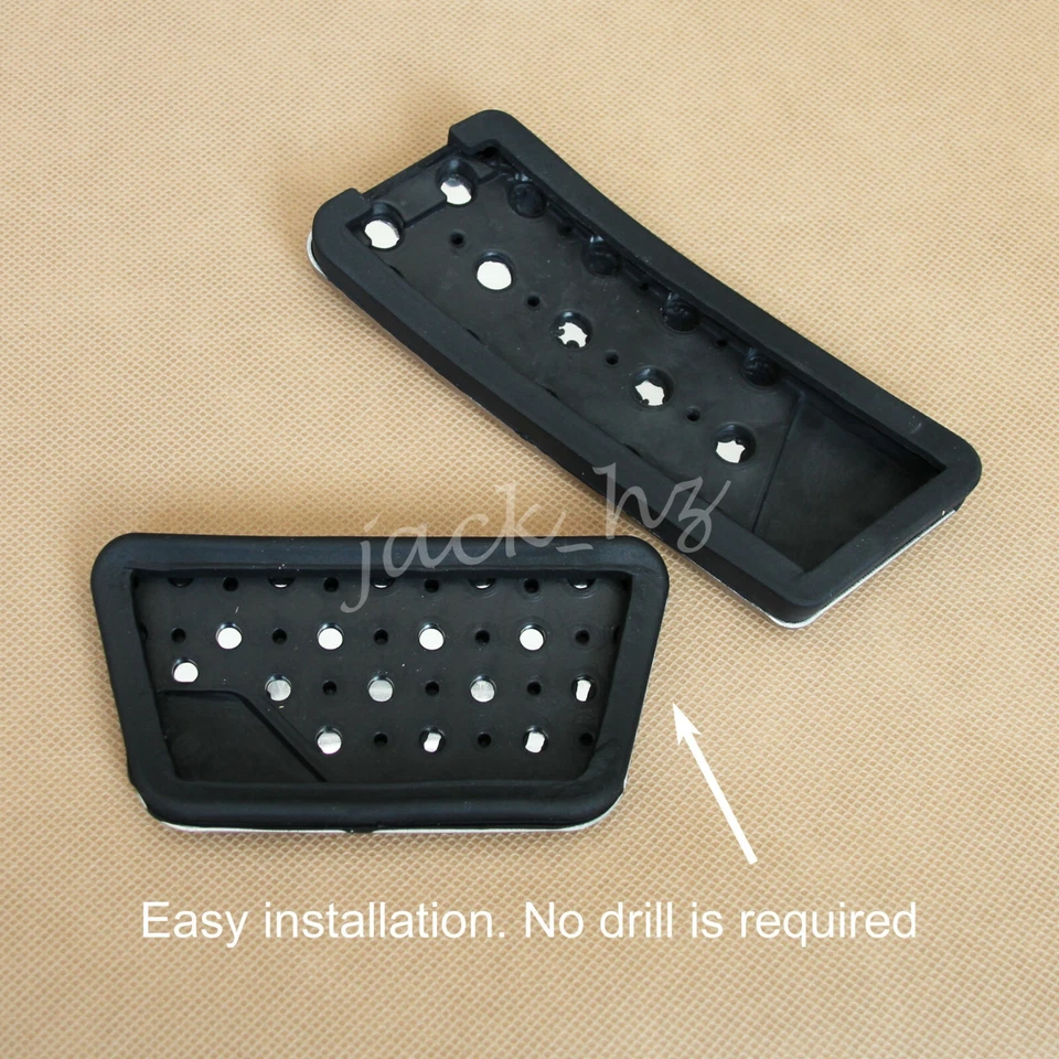 Kit de cubierta de pedal de freno y acelerador automático para Jeep Wrangler JK 2007-2017 accesorios Foto 3 de 4