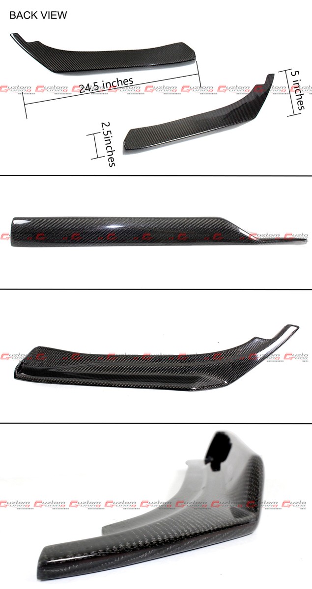 For 2014-2024 Infiniti Q50 Real Carbon Fiber Rear Bumper