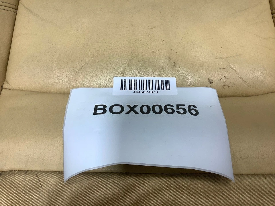 Audi A8 Quattro 2006 asiento inferior delantero derecho del lado del pasajero beige cuero OEM+ Foto 2 de 4