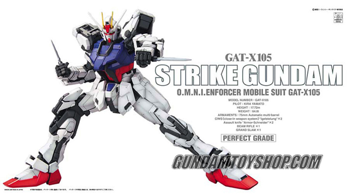 PG 1/60 GAT-X 105 Strike Gundam (Mobile Suit Gundam SEED