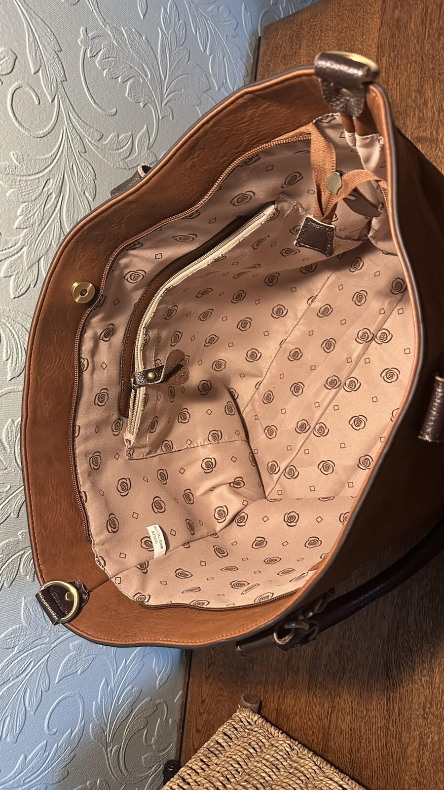 used large brown leather handbag eBay