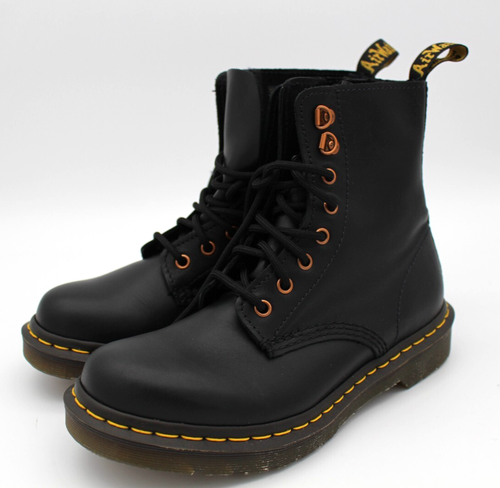 Dr Martens Womens Boots 1460 Pascal HDW Combat Boot Wanama Leather - Size 8 - Picture 2 of 7