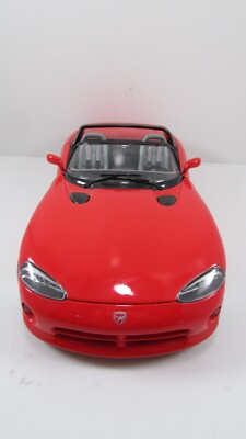 DODGE VIPER RT/10 RED CONVERTIBLE DIECAST 1:18 SCALE MADE IN ITALY