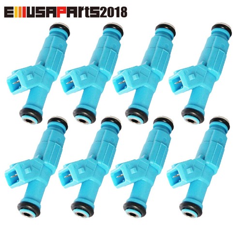 8x #0280155715 Fuel Injectors For 1996-99 Dodge RAM 1500 2500 3500 5.2L 5.9L - Picture 2 of 2