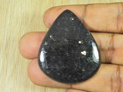 Natural Numite Pear Healing Crytsal Cabochon Loose Gemstone 83Cts. 36X43X5MM o38