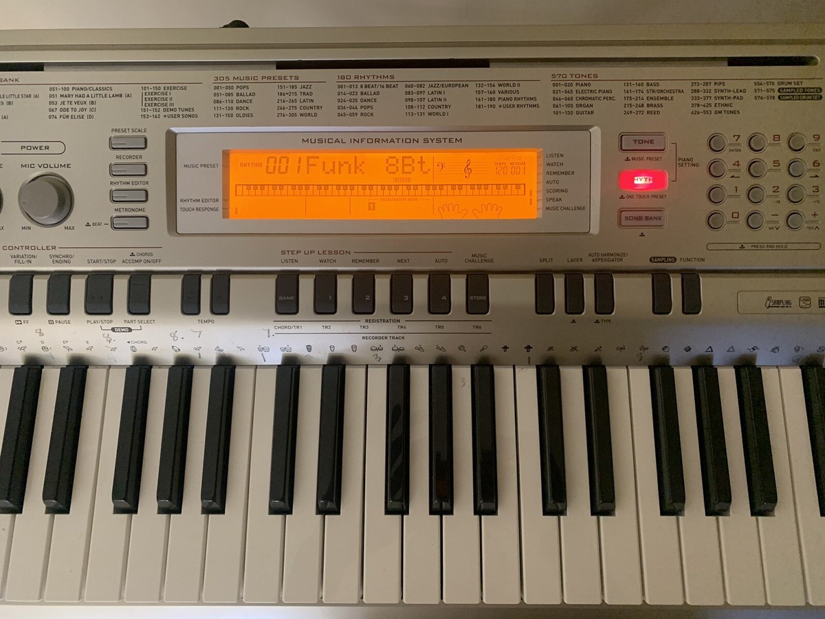 Casio WK-200 76-Key Electronic Keyboard w/Stand | eBay