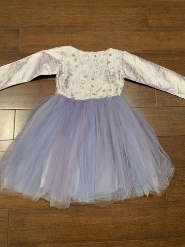 Baby Gordon BG Size 6 Girls Dress Puple Lavender Beaded Stitched Silk Tulle - Picture 3 of 10