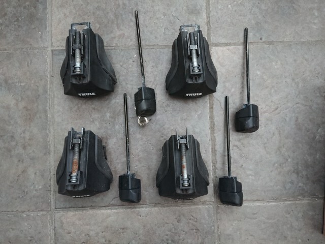 Thule Rapid System Roof Bars Foot Pack 1254 (same as 755) Set of