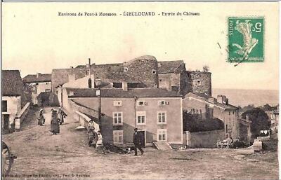 54.DIEULOUARD.ENVIRONS DE PONT-A-MOUSSON.ENTREE DU CHATEAU.