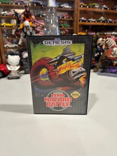 Vintage Bio-Hazard Battle Sega Genesis Complete With Sonic 2 Poster Pre-Owned