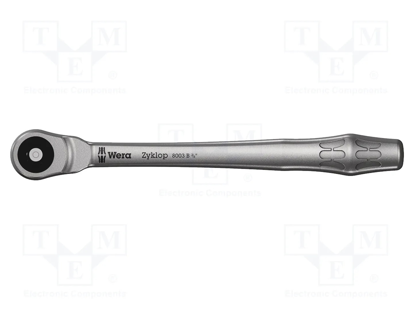 Wera Durchsteck-Knarre 3/8"" ZYKLOP metal push 22 cm 8003 B - Image 2