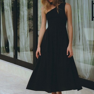 simple black a line dress Simple A Line Little Black Dress Satin Mini Short Formal 8th Grade Hom –  DivineProm main image 1