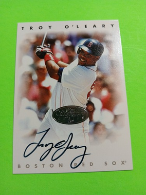 #ad #ad 1996 Leaf Signature Series #NNO Troy O#x27;Leary Autographs Silver $5.99