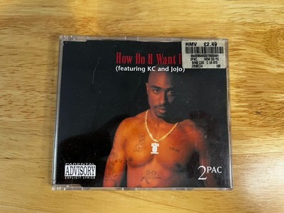 2PAC: How Do U Want It - CD UK Interscope 1996 DRWCD4 Death Row Rap Hip Hop 90s