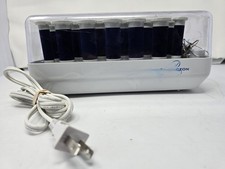 Clairol/Remmington Electric Hot Rollers Set 1in w/ Clips  Cover White/Blue