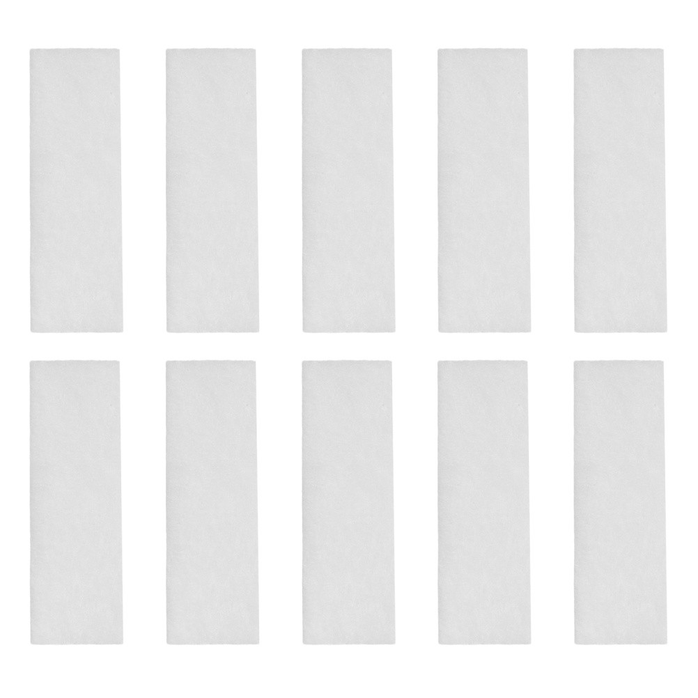 Hoja de filtro para lavadora 10 piezas - inserto de esponja para trampa de pelusa antipolvo de 4,72" X 1,45"